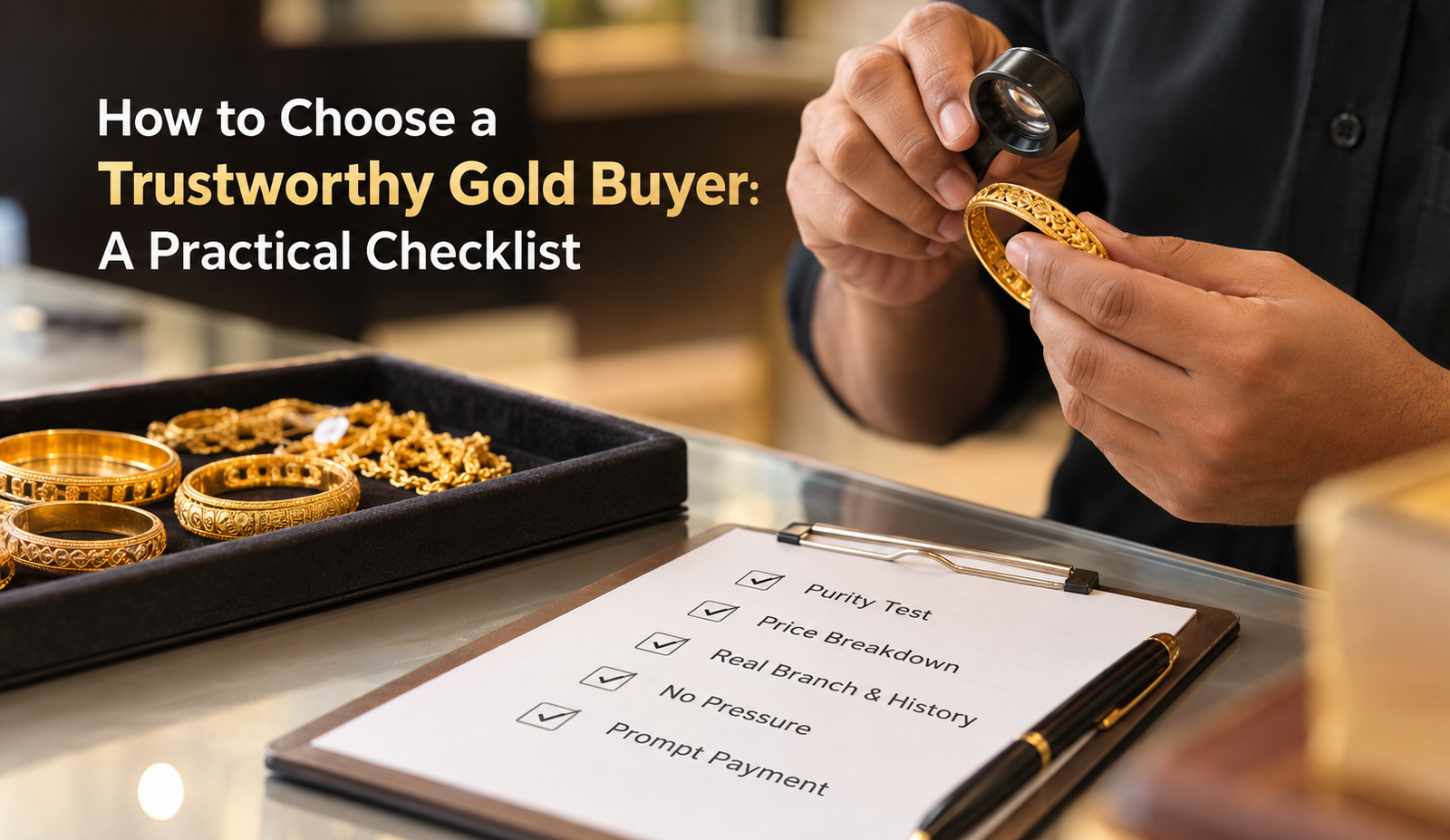 How to Choose a Trustworthy Gold Buyer: A Practical Checklist